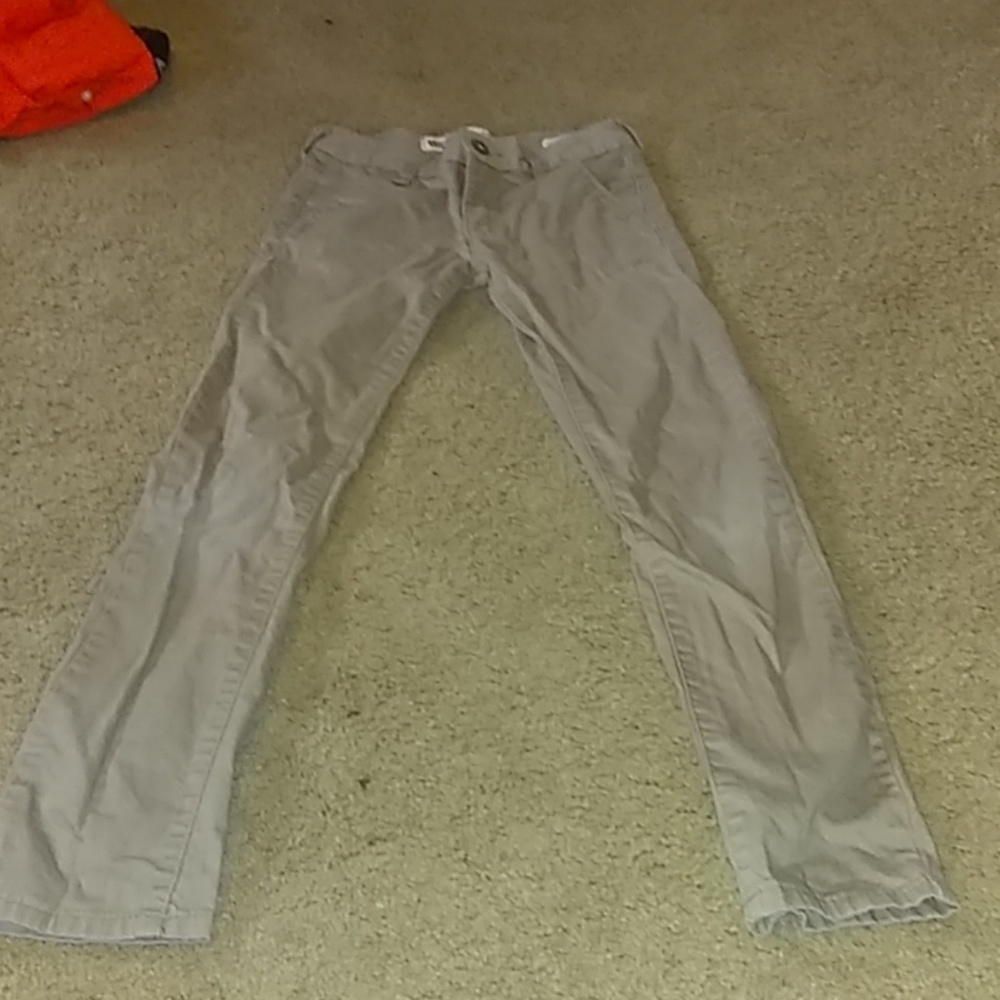 Boys tan super skinny pants